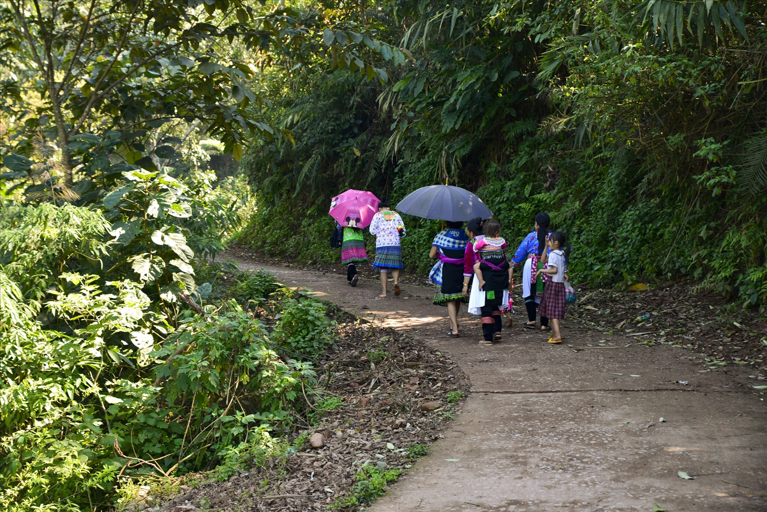 Con đường đến của học sinh vùng cao Sìn Hồ phần lớn đã cứng hóa, nhưng với Tả Ngảo vẫn rất khó khăn, cách trở.
