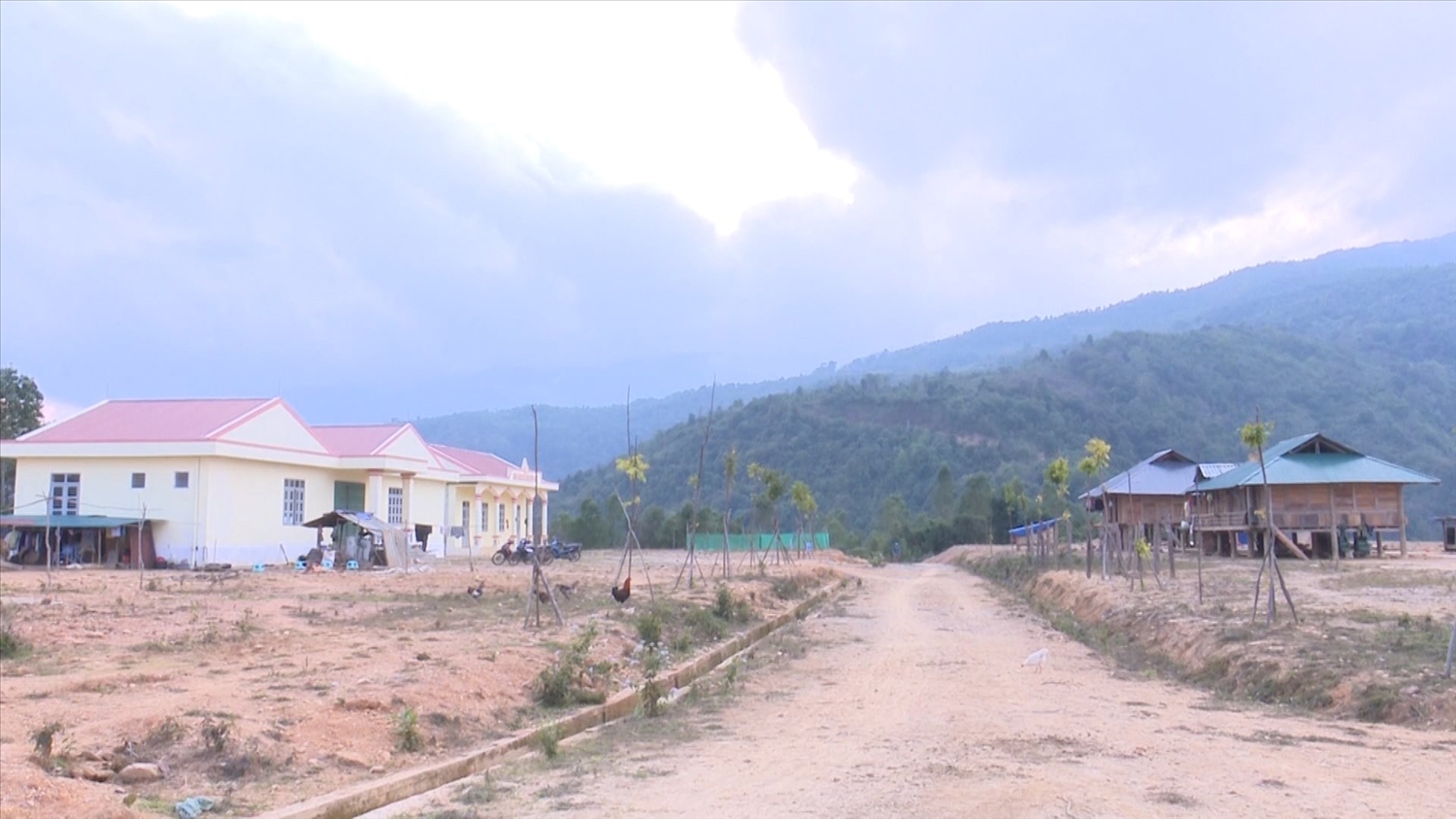 Một góc bản tái định cư Nậm Vời, xã Nậm Pì, huyện Nậm Nhùn, Lai Châu