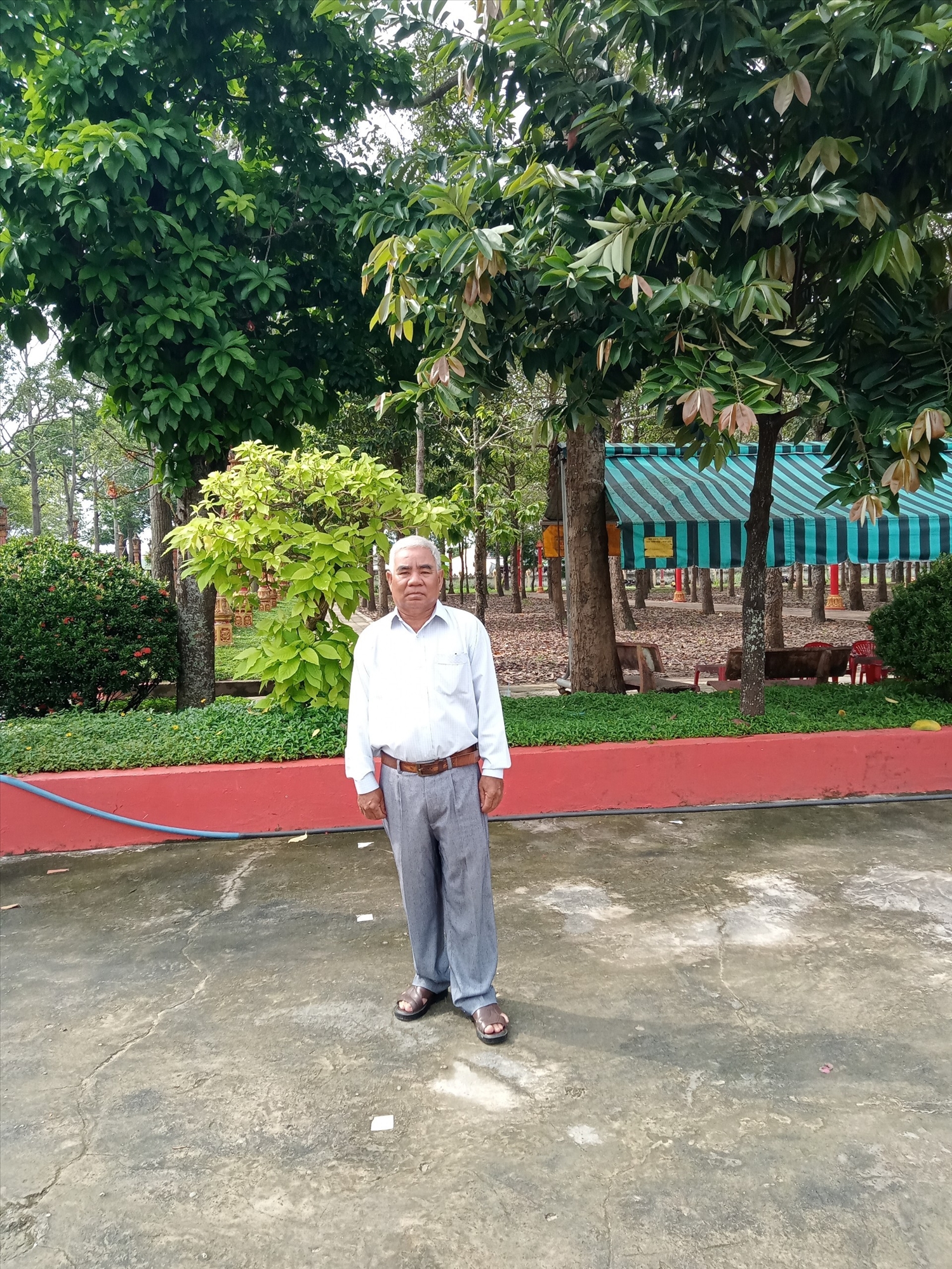 Ông K’Bé- Người có uy tín trong đồng bào DTTS xã Phan Sơn, huyện Bắc Bình.