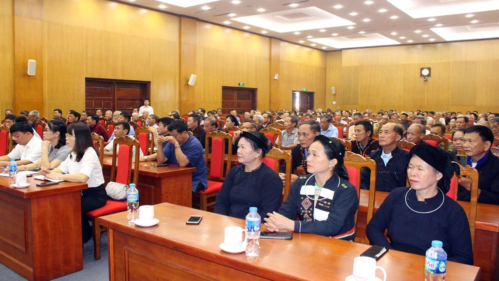 Ủy ban MTTQ tỉnh Bắc Giang phối hợp với Ban Dân tộc tỉnh gặp mặt, đối thoại với 200 Người có uy tín trên địa bàn tỉnh