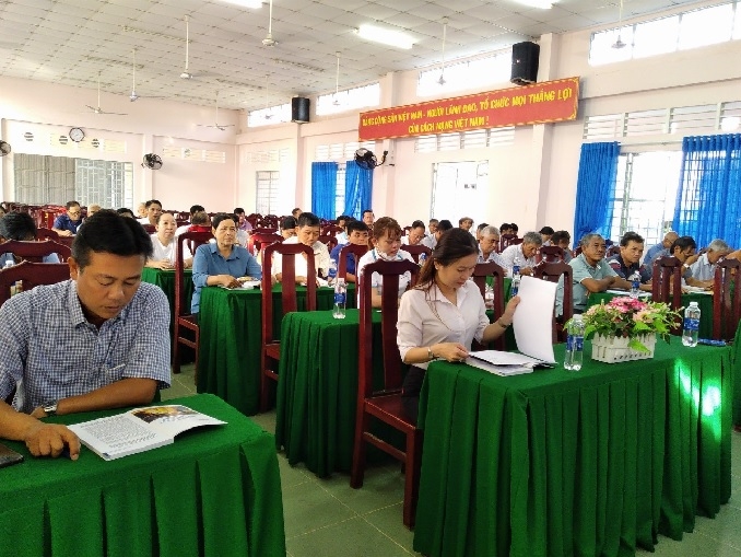 Quang cảnh Hội nghị tại huyện Châu Thành    