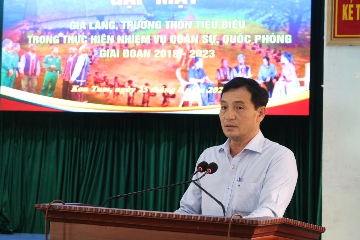 Ông Đinh Quốc Tuấn, Trưởng ban Dân tộc tỉnh Kon Tum chia sẻ với Báo Dân tộc và Phát triển nhiều vấn đề xung quanh việc thay đổi, phát triển dân tộc Brâu