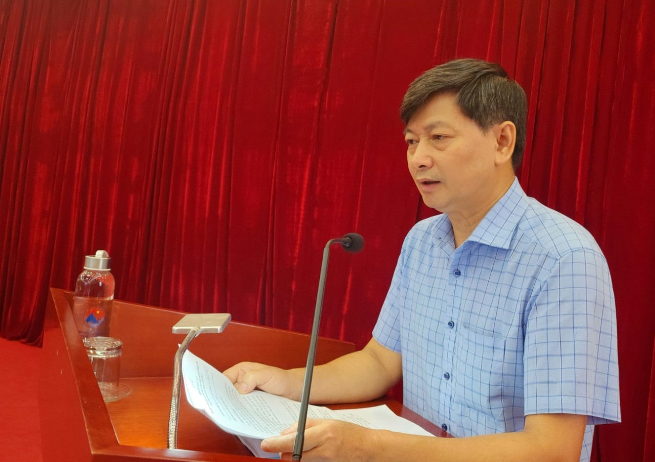 Ông Bế Văn Hùng, Trưởng Ban Dân tộc tỉnh Cao Bằng, đơn vị chủ trì triển khai tiểu dự án 2 thuộc CTMTQG 1719 tại địa phương