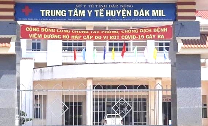 Trung tâm Y tế huyện Đắk Mil nơi điều trị các học sinh vị ngộc độc