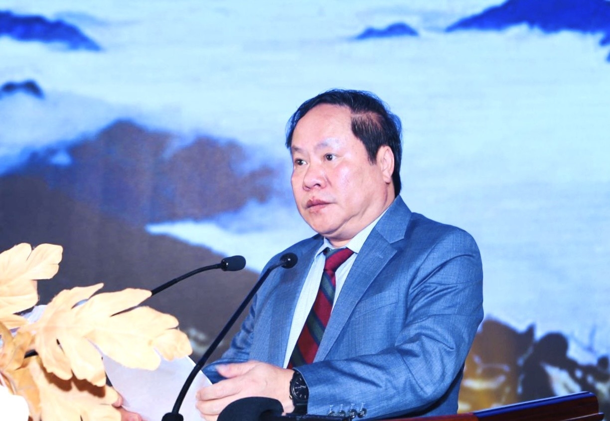 ông Tống Thanh Hải, Ủy viên Ban Thường vụ Tỉnh ủy, Phó Chủ tịch Thường trực UBND tỉnh Lai Châu phát biểu tại lễ bế mạc