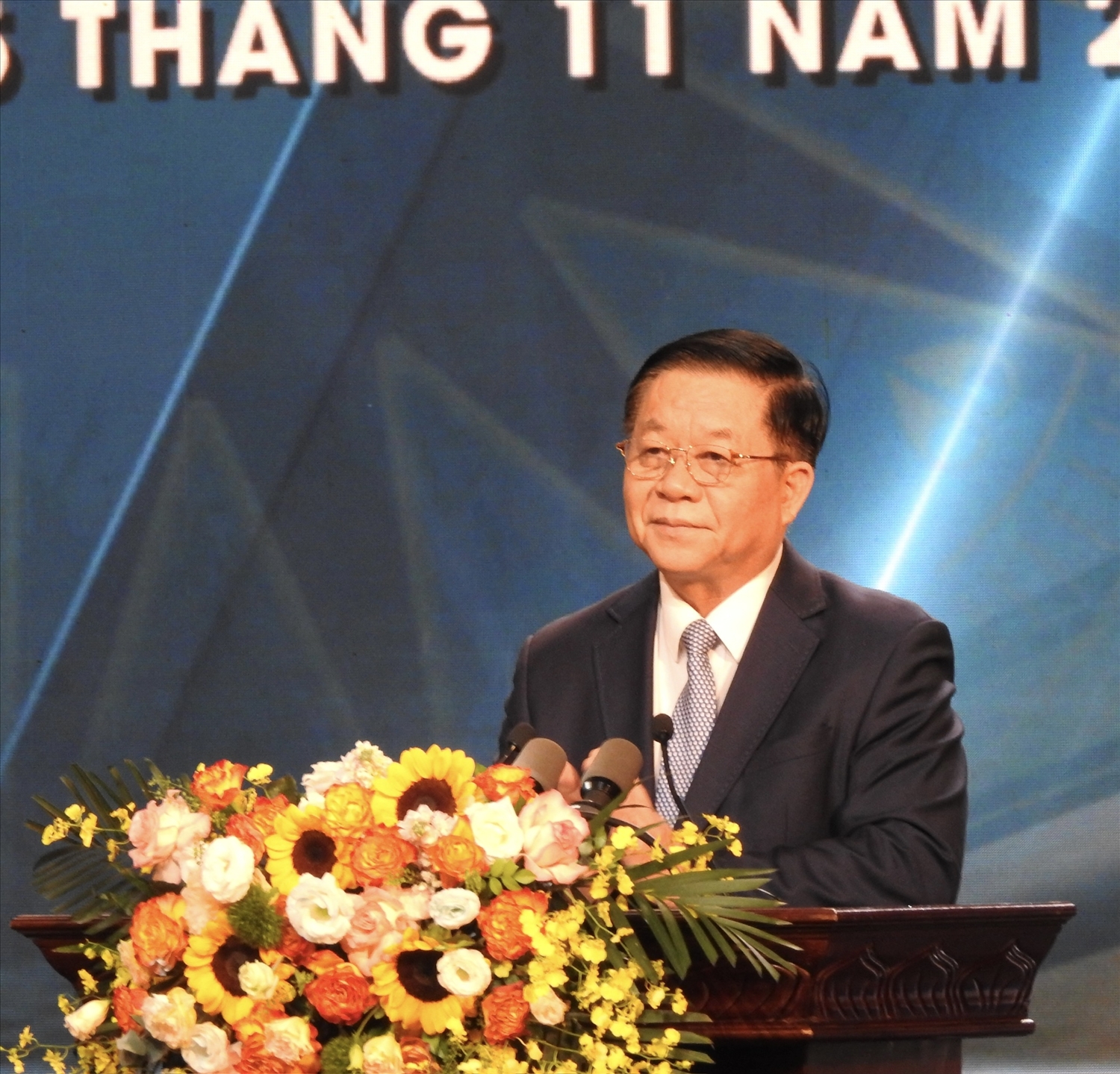 Trưởng ban Tuyên giáo Trung ương Nguyễn Trọng Nghĩa phát biểu tại Chương trình