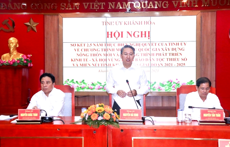 Bí thư Tỉnh ủy Khánh Hòa Nguyễn Hải Ninh chủ trì Hội nghị