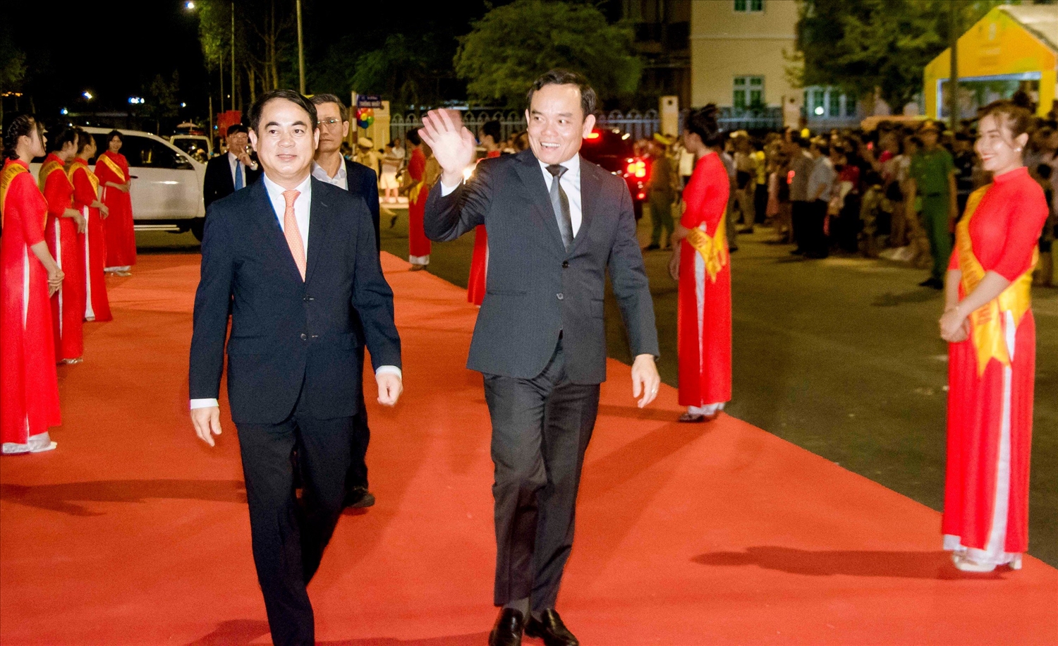 Phó Thủ tướng Chính phủ Trần Lưu Quang đến tham dự lễ khai mạc Festival quốc tế ngành hàng lúa gạo Việt Nam - Hậu Giang 2023
