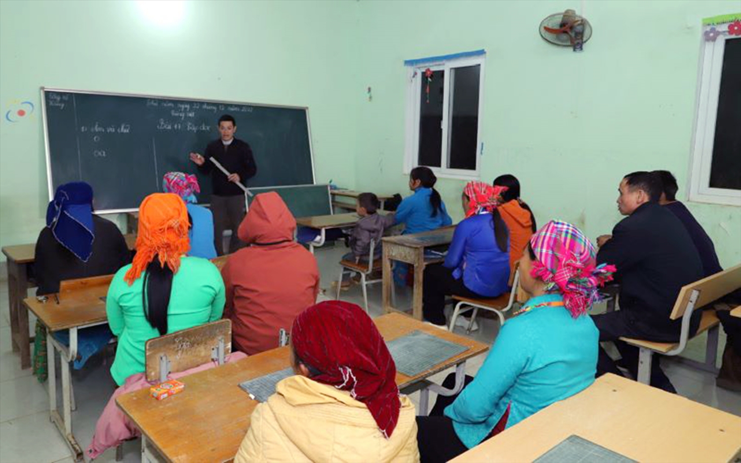 Các lớp xoá mù chữ được tổ chức tại các bản vùng cao tỉnh Hà Giang