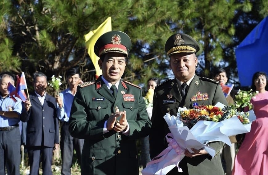 (BCĐ- tin - Thông tin đối ngoại) Lần đầu tiên tại Việt Nam diễn ra sự kiện Giao lưu hữu nghị quốc phòng biên giới Việt Nam-Lào-Campuchia 2
