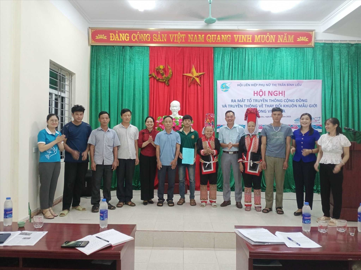 Hội LHPN thị trấn Bình Liêu ra mắt tổ truyền thông cộng đồng