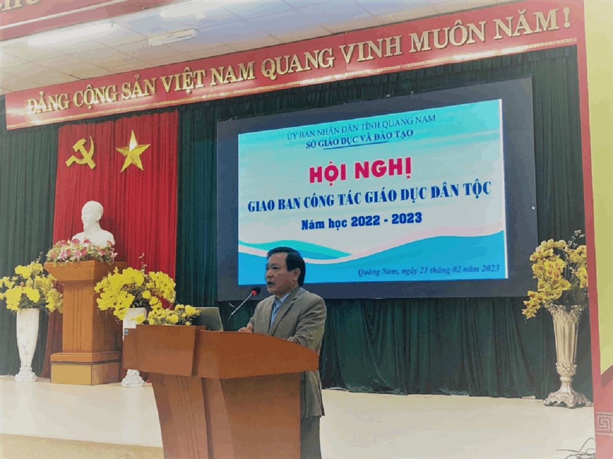 Ông Nguyễn Công Thành, Phó Giám đốc Sở GD&ĐT Quảng Nam