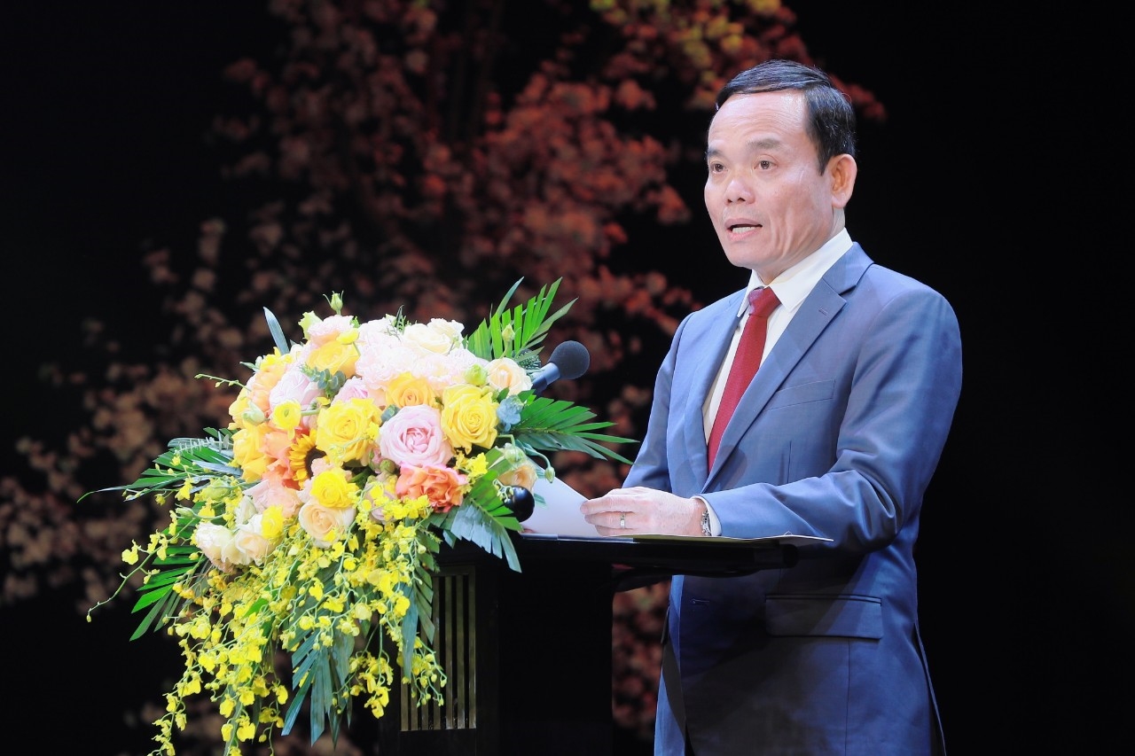 Phó Thủ tướng Chính phủ Trần Lưu Quang phát biểu tại Lễ Tuyên dương