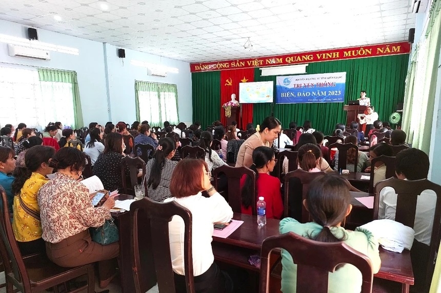 Hội LHPN tỉnh Kiên Giang tích cực tuyên truyền về biển, đảo 1