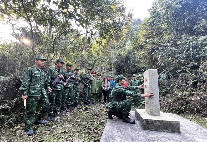 (BCĐ - tin - Thông tin đối ngoại) Bộ đội Biên phòng tỉnh Hà Giang: Tăng cường tuần tra, kiểm soát đường biên, cột mốc dịp cuối năm