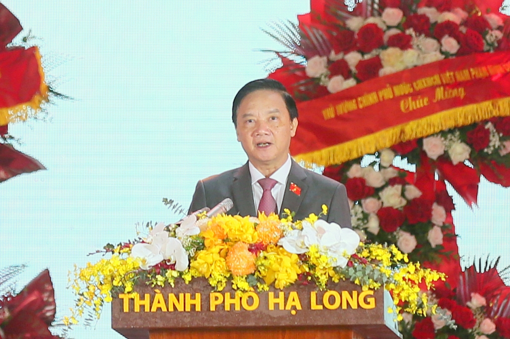 Phó Chủ tịch Quốc hội Nguyễn Khắc Định phát biểu tại Lễ Kỷ niệm