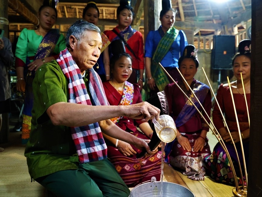 (Bài ảnh) Lễ vào nhà mới - một nghi thức quan trọng của dân tộc Lào 7