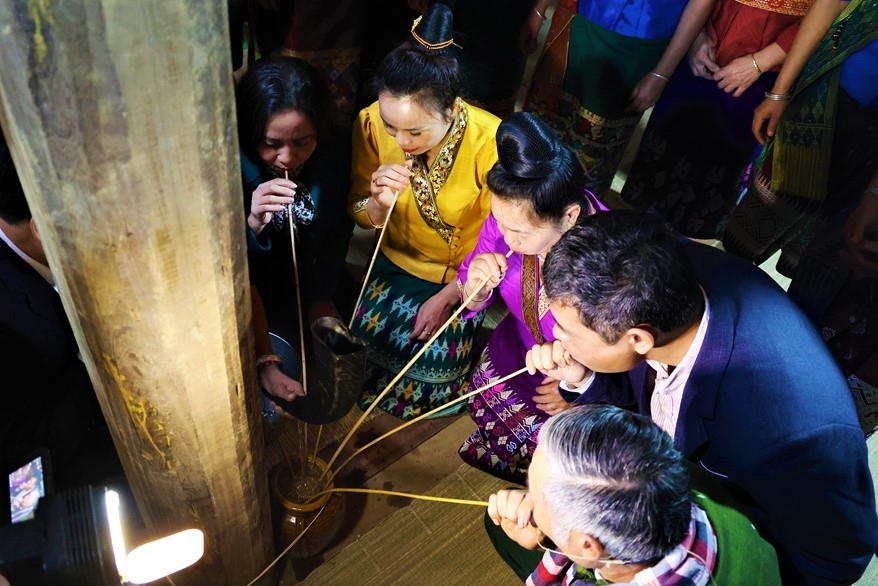 (Bài ảnh) Lễ vào nhà mới - một nghi thức quan trọng của dân tộc Lào 8