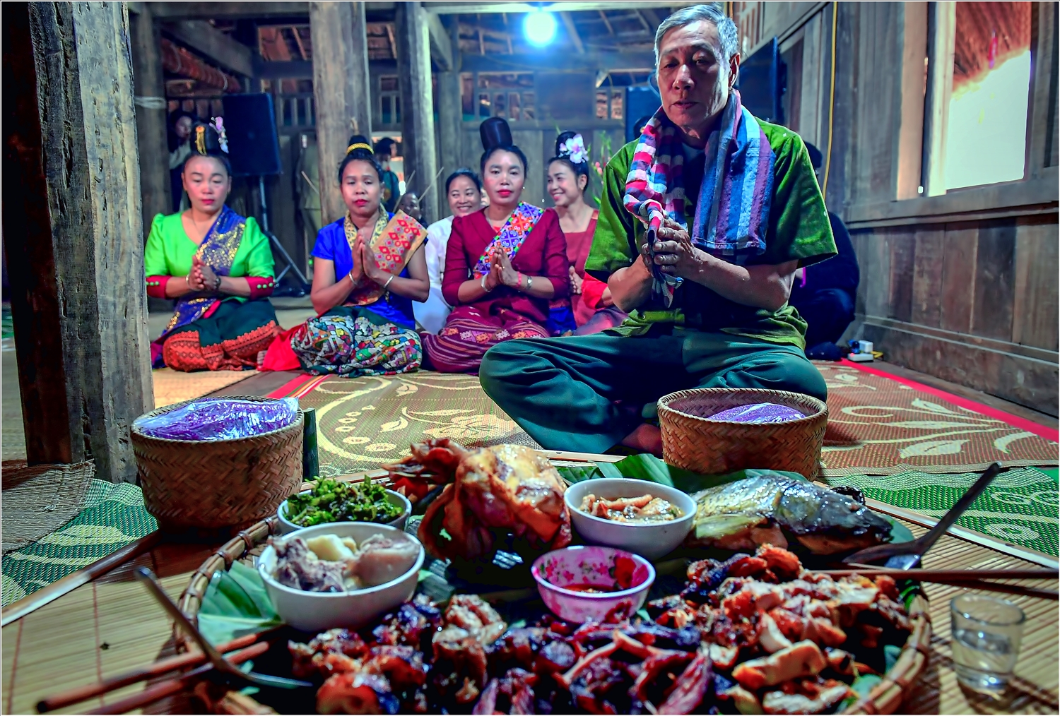 (Bài ảnh) Lễ vào nhà mới - một nghi thức quan trọng của dân tộc Lào 6