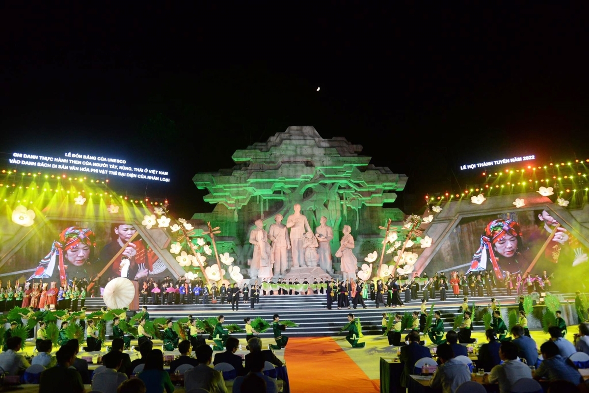 Lễ đón nhận Bằng của UNESCO ghi danh “Thực hành Then của người Tày, Nùng, Thái ở Việt Nam” vào danh sách Di sản Văn hóa phi vật thể đại diện của nhân loại