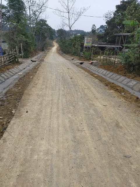 Cứng hoá đường nội xóm Cối Cáo (đoạn nối tiếp từ đường bê tông cũ đến hết đường bê tông được đầu tư năm 2020), xã Tự Do, huyện Lạc Sơn
