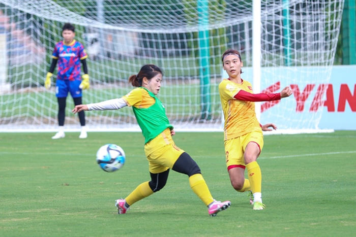 Đội tuyển bóng đá nữ quốc gia Việt Nam sẽ lên đường tham dự Vòng chung kết World Cup 2023 diễn ra từ ngày 20/7 đến 20/8 tới tại Australia và New Zealand. (Ảnh: VGP/Nhật Bắc)
