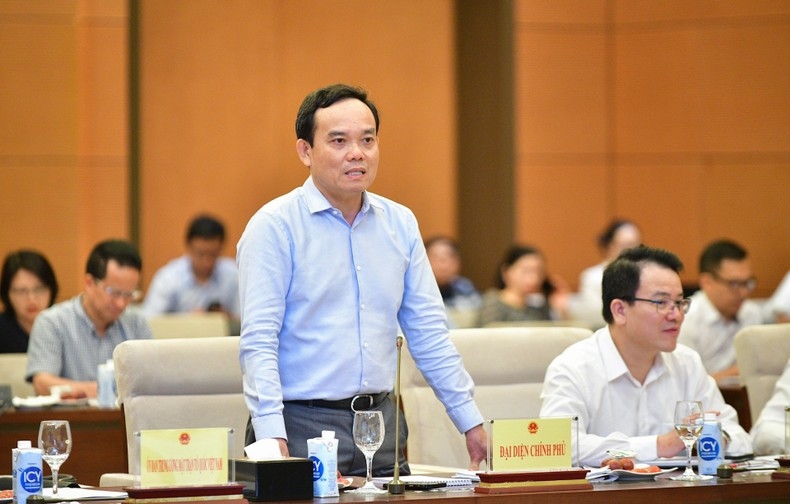 Phó Thủ tướng Chính phủ Trần Lưu Quang phát biểu ý kiến tại cuộc họp. (Ảnh: Đăng Anh)