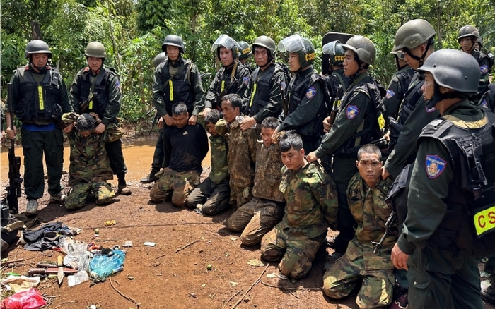 Các đối tượng trong vụ tấn công trụ sở xã ở Đắk Lắk bị lực lượng Công an bắt giữ