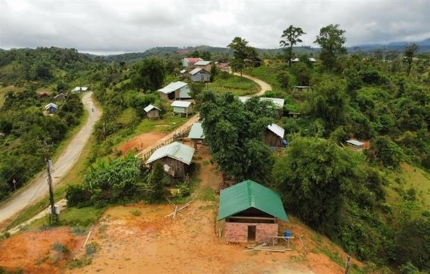 Thôn, làng trên địa bàn huyện Kon Plông. (Ảnh minh họa. Dư Toán/TTXVN)