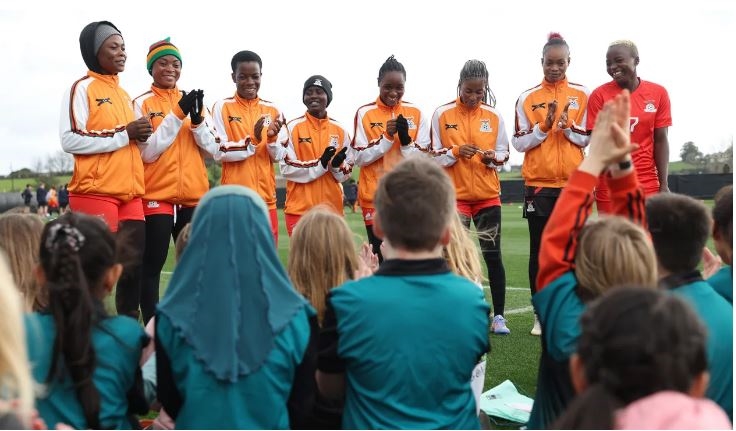 Zambia là một trong những đội tuyển bóng đá nữ lần đầu dự World Cup. Ảnh: Reuters