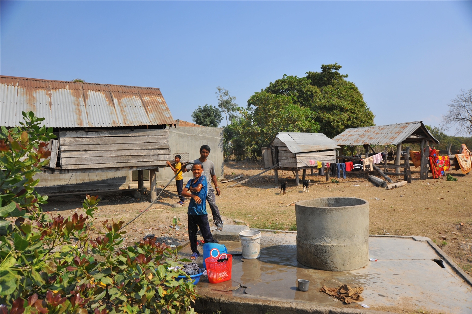 Trước đây, người dân ở các buôn thuộc huyện Krông Pa thường chịu cảnh thiếu nước