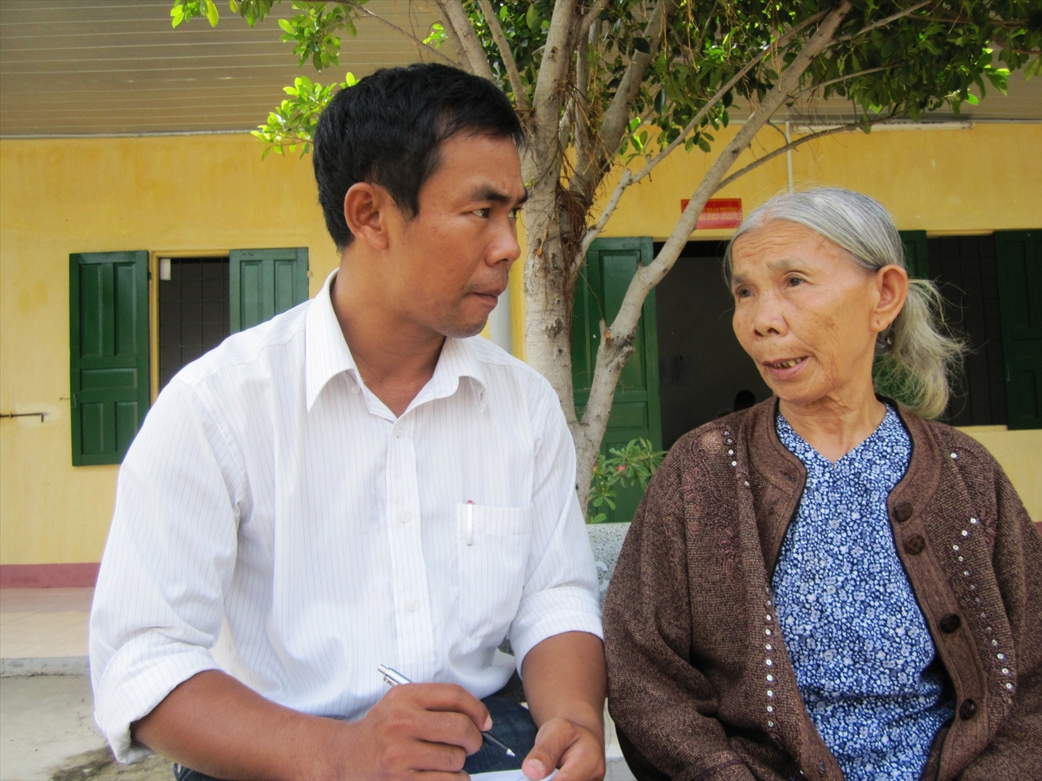 Bà Nguyễn Thị Cháu, mẹ liệt sĩ Lê Đức Hồng kể chuyện con trai mình.