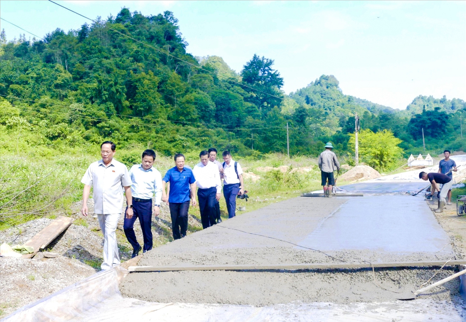 Công trình đường liên xã Quang Trung - Tri Phương, huyện Trùng Khánh, tỉnh Cao Bằng có nguồn vốn đầu tư từ Chương trình MTQG 1719