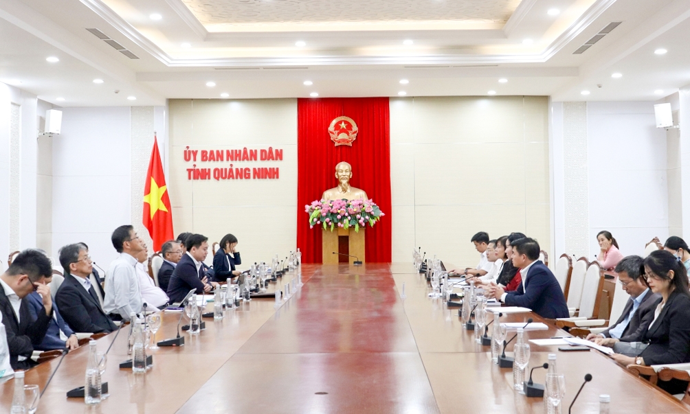 UBND tỉnh Quảng Ninh làm việc với Đoàn cố vấn đặc biệt Liên minh Nghị sĩ hữu nghị Việt - Nhật