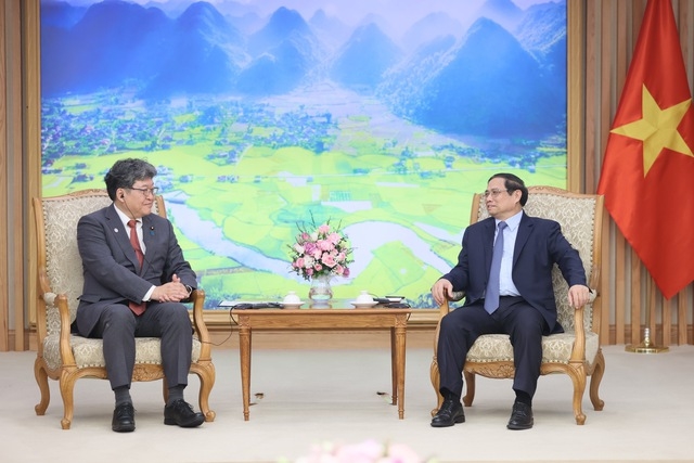 Thủ tướng Phạm Minh Chính khẳng định, Việt Nam nhất quán coi Nhật Bản là đối tác chiến lược quan trọng hàng đầu và lâu dài - Ảnh: VGP/Nhật Bắc