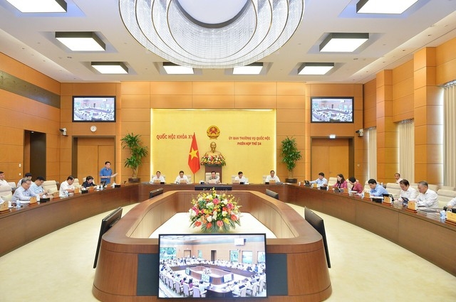 Phiên họp 24 của Ủy ban Thường vụ Quốc hội diễn ra trong 2,5 ngày - Ảnh: VGP/ĐH