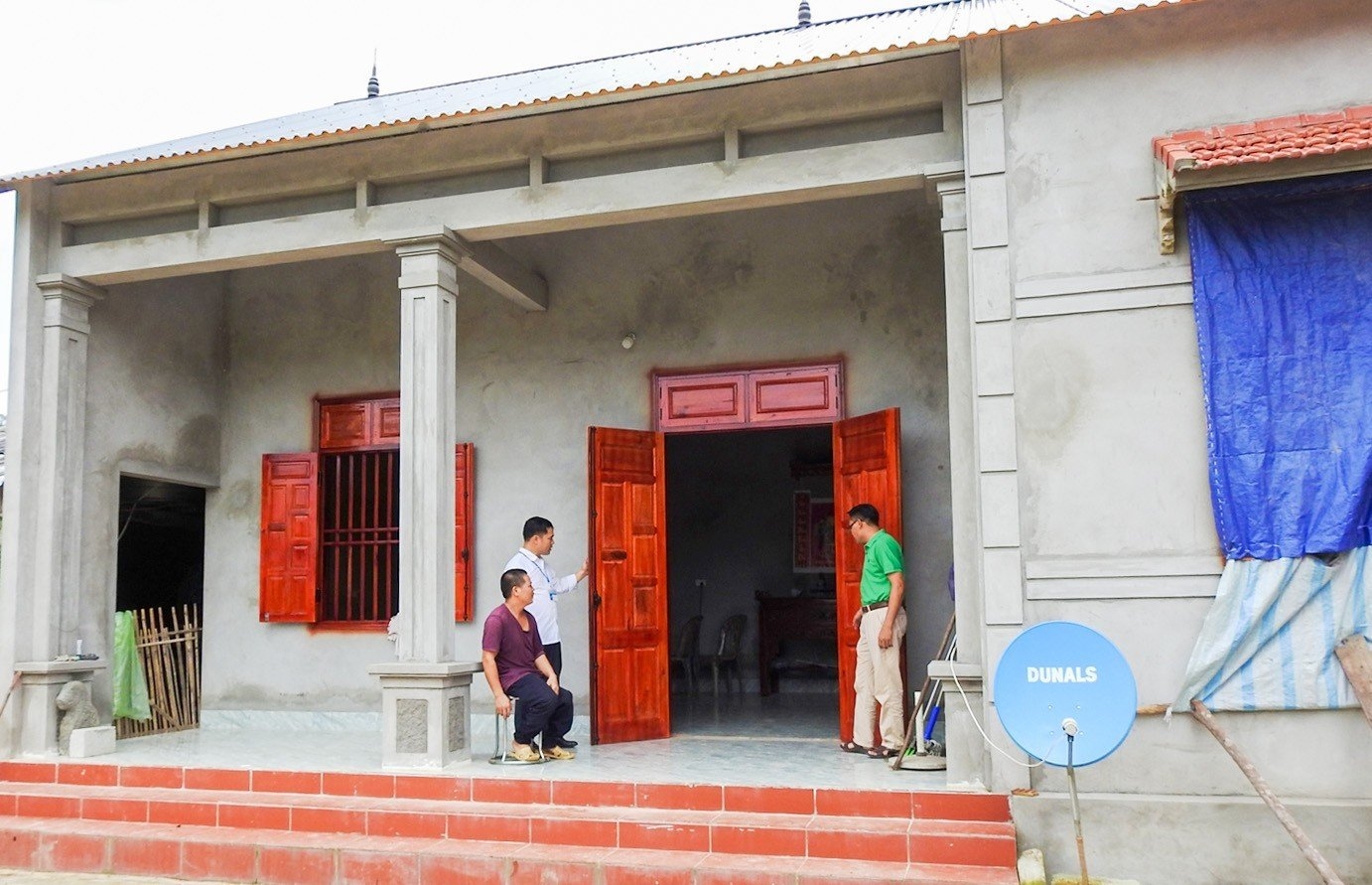 Căn nhà của anh Vi Văn Minh, thôn Nà Pất, xã Vân Thủy (Chi Lăng) trị giá 300 triệu đồng vừa mới hoàn thành và đưa vào sử dụng