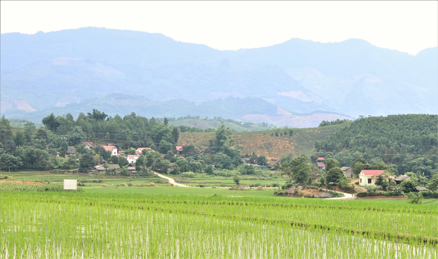 Một góc thôn Ná Lùng, xã Cốc Mỳ, huyện Bát Xát