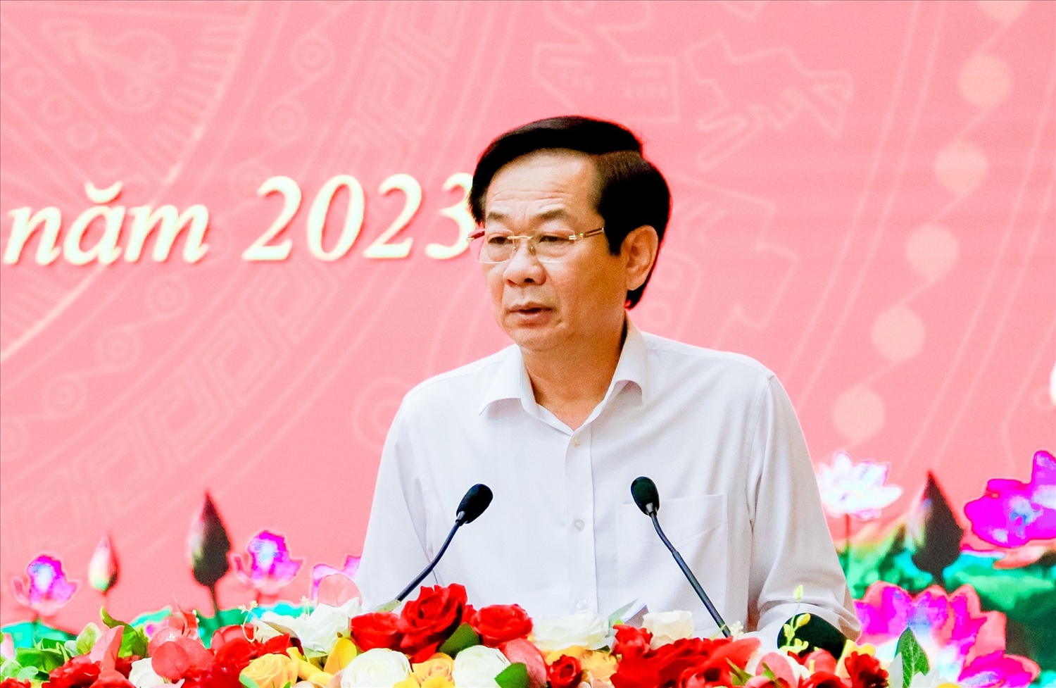 Ông Đỗ Thanh Bình - Bí thư Tỉnh uỷ phát biểu kết luận Hội nghị 