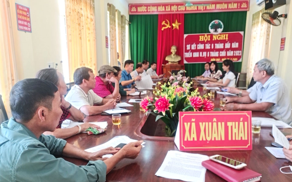 Đoàn công tác Báo Dân tộc và Phát triển đã đi kiểm tra thực tế tại xã Xuân Thái, huyện Như Thanh