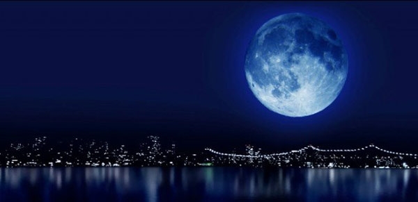 Cơ hội chiêm ngưỡng "trăng xanh" vào ngày 31/8. Ảnh minh họa