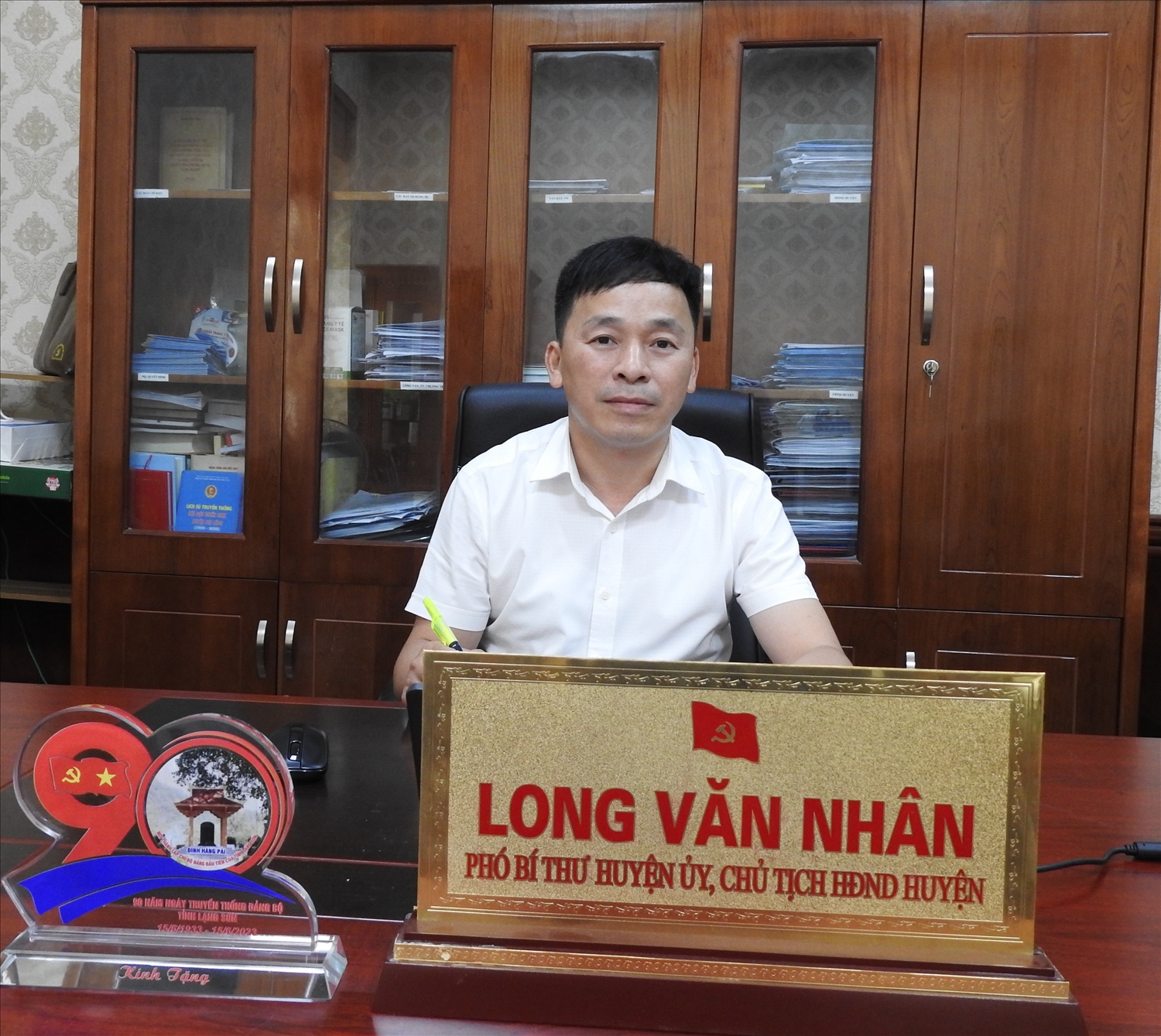 Phó Bí thư Huyện ủy, Chủ tịch HĐND huyện Chi Lăng - Long Văn Nhân
