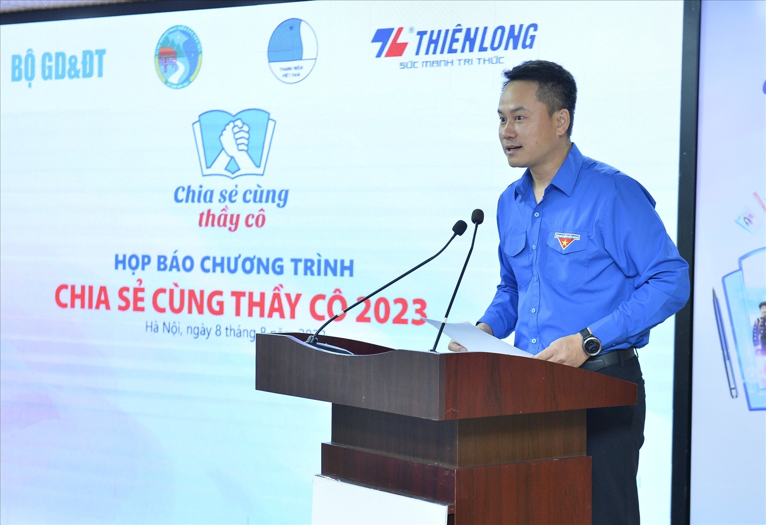 Phó Chủ tịch Thường trực Hội LHTN Việt Nam Nguyễn Kim Quy phát biểu tại buổi Họp báo