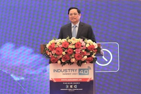 Thủ tướng Phạm Minh Chính phát biểu tại Diễn đàn cấp cao về Công nghiệp 4.0 năm 2021
