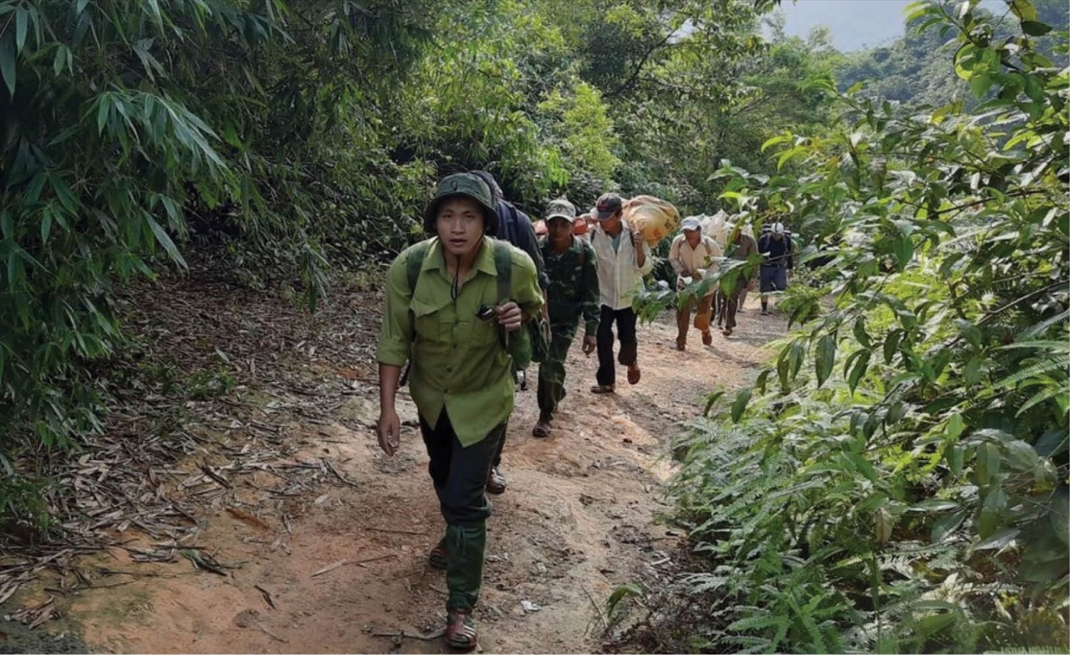 Một chuyến tuần rừng thuộc KBTTN Phong Điền, tỉnh Thừa Thiên - Huế. (Ảnh: baothuathienhue.vn)