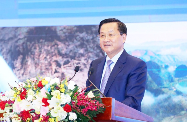Phó Thủ tướng Lê Minh Khái: Việc xây dựng quy hoạch đã khó, nhưng việc triển khai còn khó hơn, do đó, tỉnh Quảng Bình phải rất khẩn trương, tập trung thực hiện quy hoạch thiết thực, hiệu quả. (Ảnh VPG)