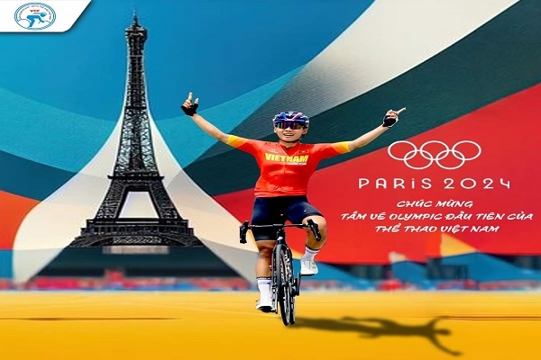Nguyễn Thị Thật trở thành VĐV Việt Nam đầu tiên giành tấm vé tham dự Thế vận hội Olympic mùa hè Paris 2024. Ảnh: Liên đoàn xe đạp - mô tô thể thao Việt Nam