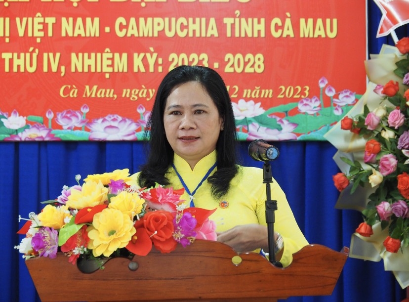 Bà Quách Kiều Mai, Phó trưởng Ban Dân tộc tỉnh Cà Mau