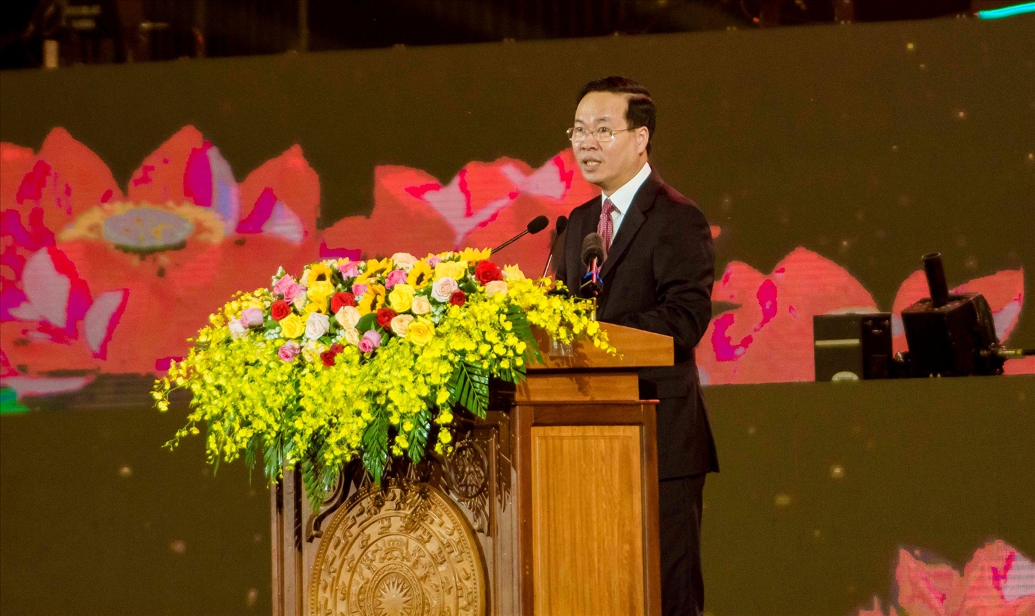 Chủ tịch nước Võ Văn Thưởng phát biểu tại Lễ kỷ niệm 20 năm thành lập tỉnh Hậu Giang
