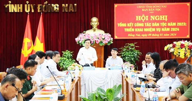 Ông Nguyễn Sơn Hùng - Phó Chủ tịch UBND tỉnh Đồng Nai phát biểu chỉ đạo Hội nghị